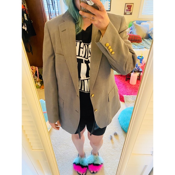 Men's 44R Blazers & 9 L/XL Dress Shirts Lot - Picture 6 of 16